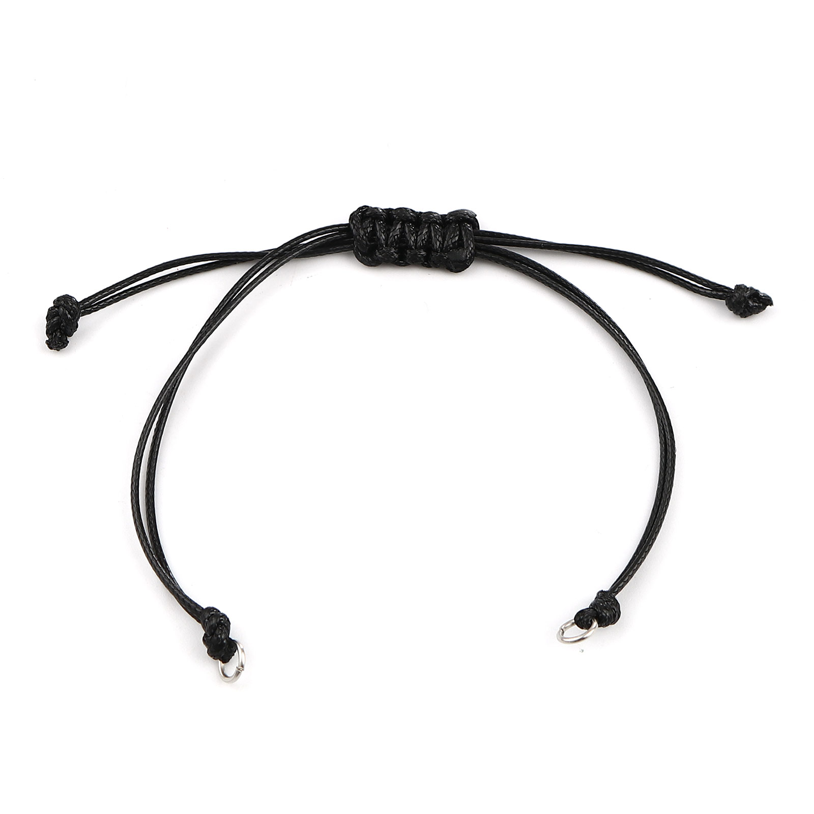 Men Accessories Jewellery - Braccialetti intrecciati intrecciati in poliestere multicolore
