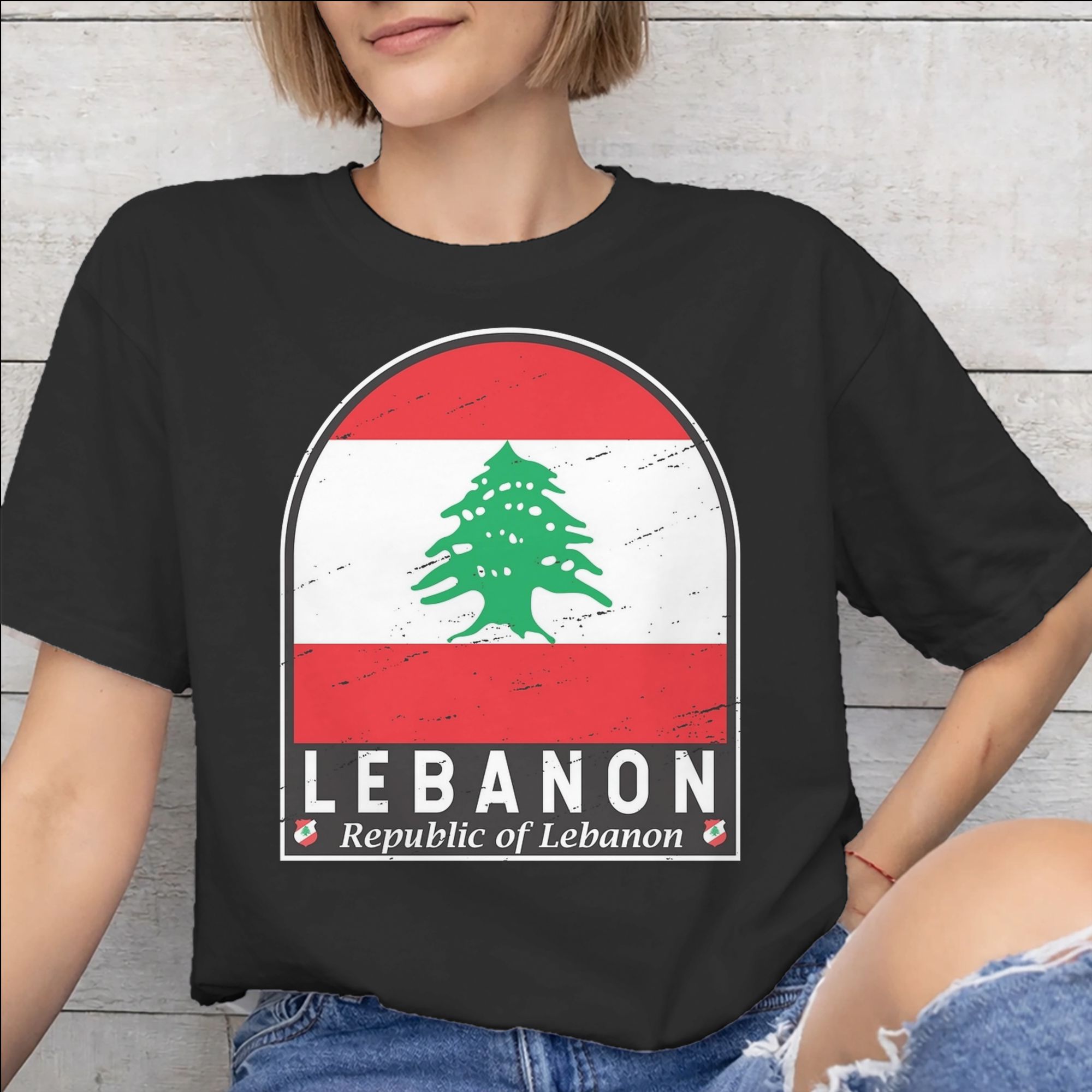 Men Accessories Lebanon - Magliette con Bandiera del Libano e