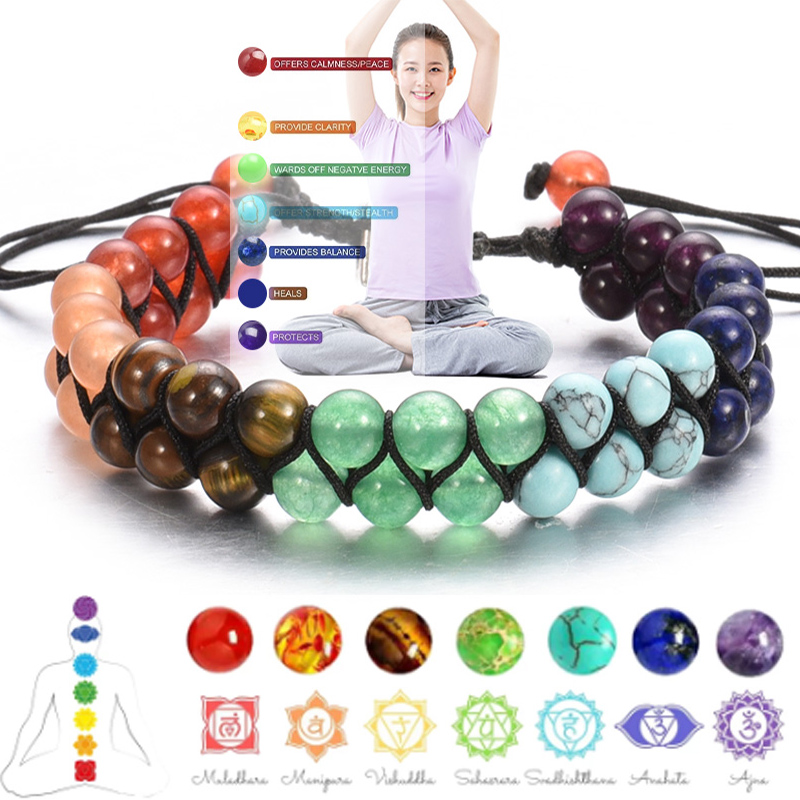 Men Accessories India - Braccialetti a doppio strato con 7