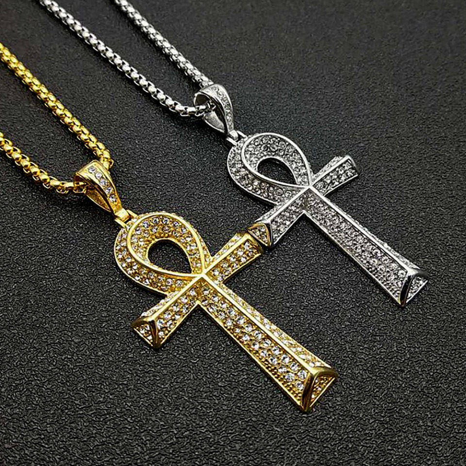 Men'S Accessories Jewelry Egypt - Collane con ciondolo croce Ankh in