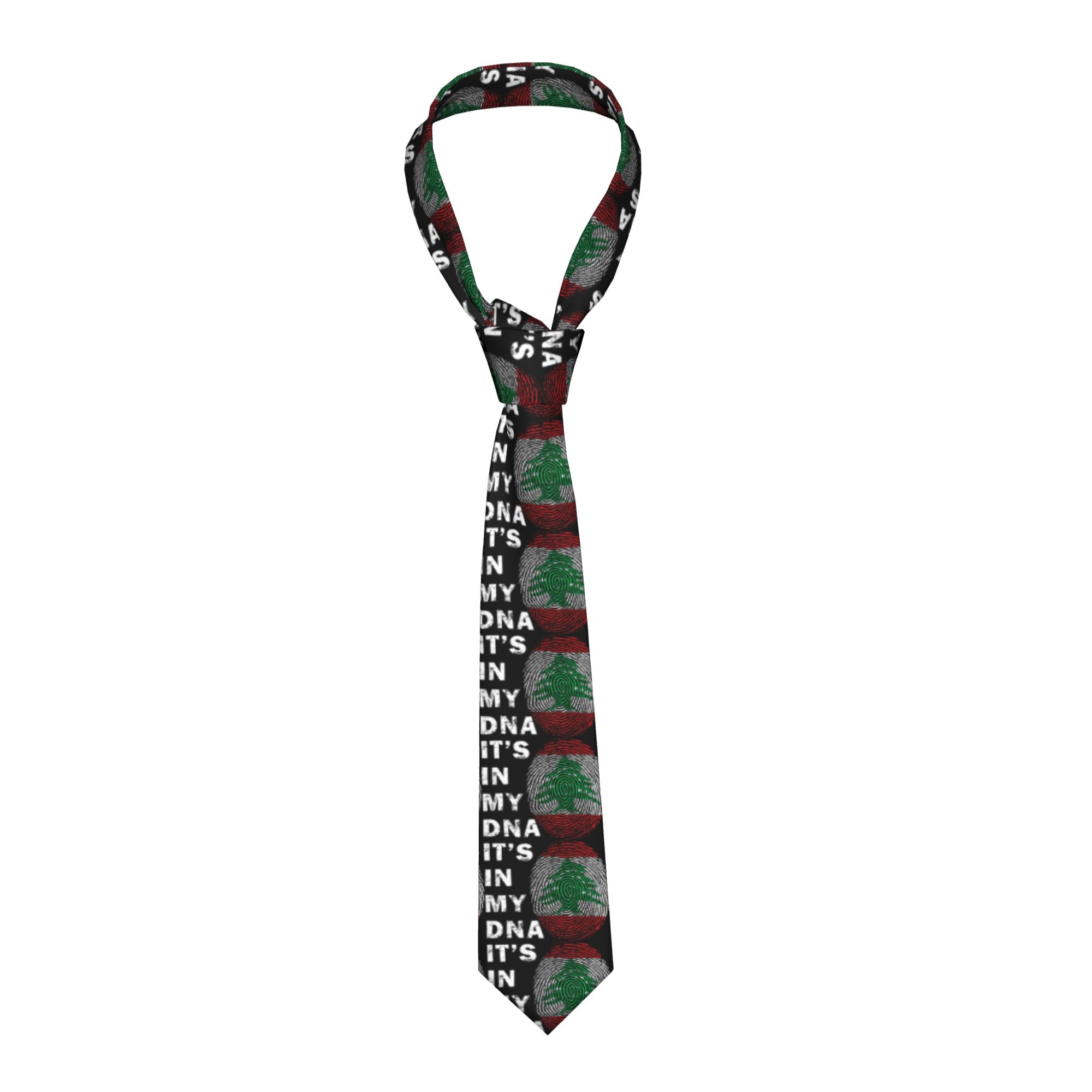 Men Accessories Lebanon - Cravatta da uomo con bandiera del