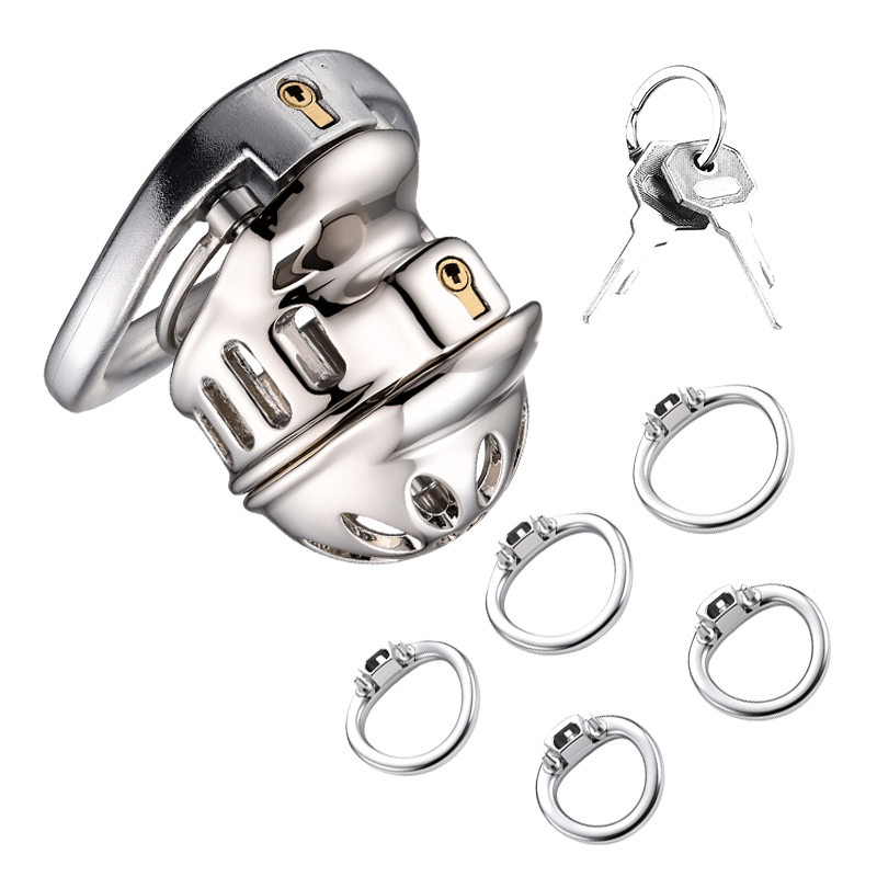 Men Accessories Jewellery - Gabbia di Castità Maschile con Lucchetto