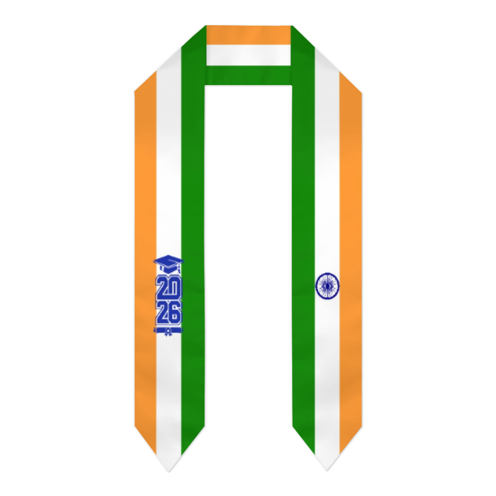 Men Accessories India - Sciarpa con Bandiera Indiana per la