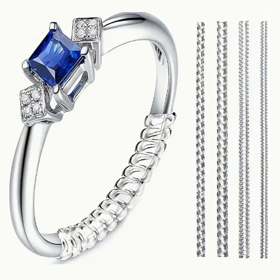 Men Accessories Jewellery - 4/8 pezzi-Regolatore della dimensione dell'anello-Protezione dell'anello