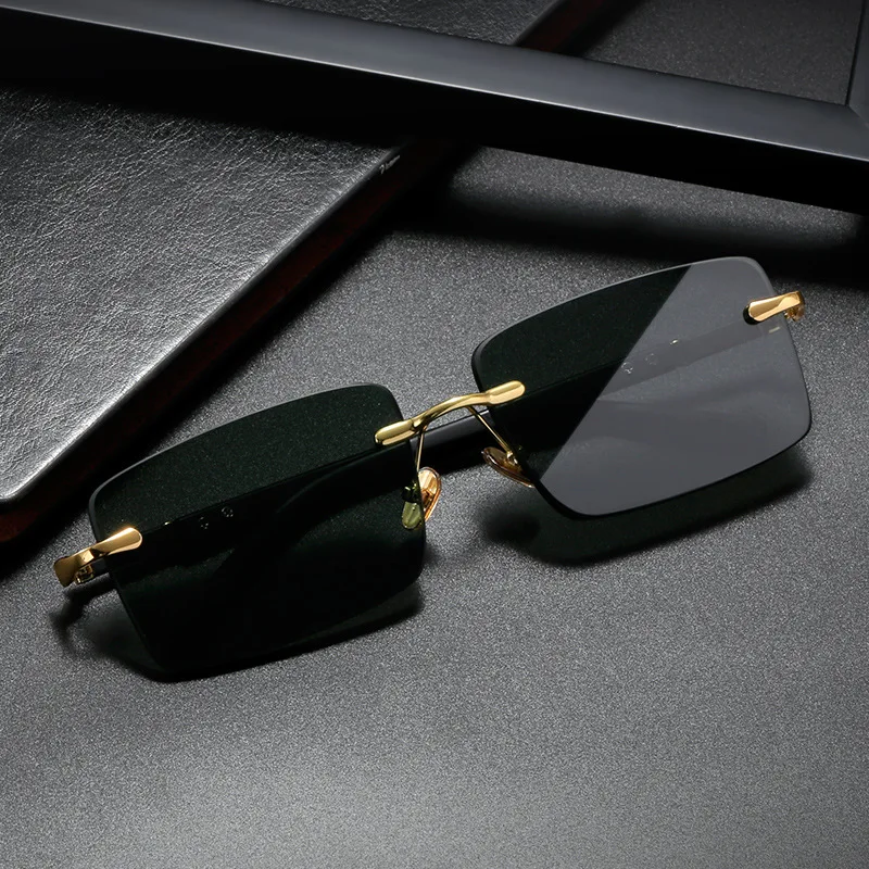Men'S Accessories Glasses - Occhiali da Sole Rettangolari alla Moda