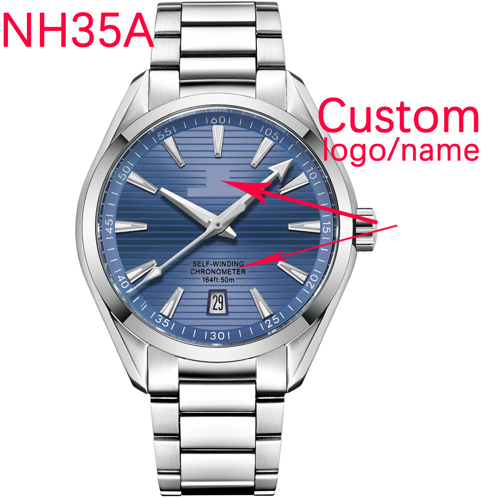 Men Accessories Jewellery - Lusso NH35 Movt Logo personalizzato 41mm