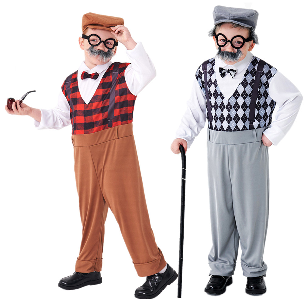 Men'S Accessories Glasses - Costume da uomo anziano cosplay di