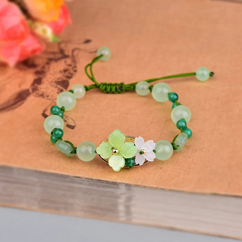 Braccialetto di fiori di giada - Bracelet Beaded Men recensione e prezzo