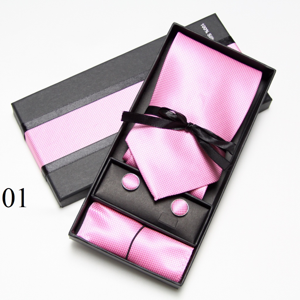 Set di Cravatte Solide, Gemell - Neck Tie Set Box recensione e prezzo