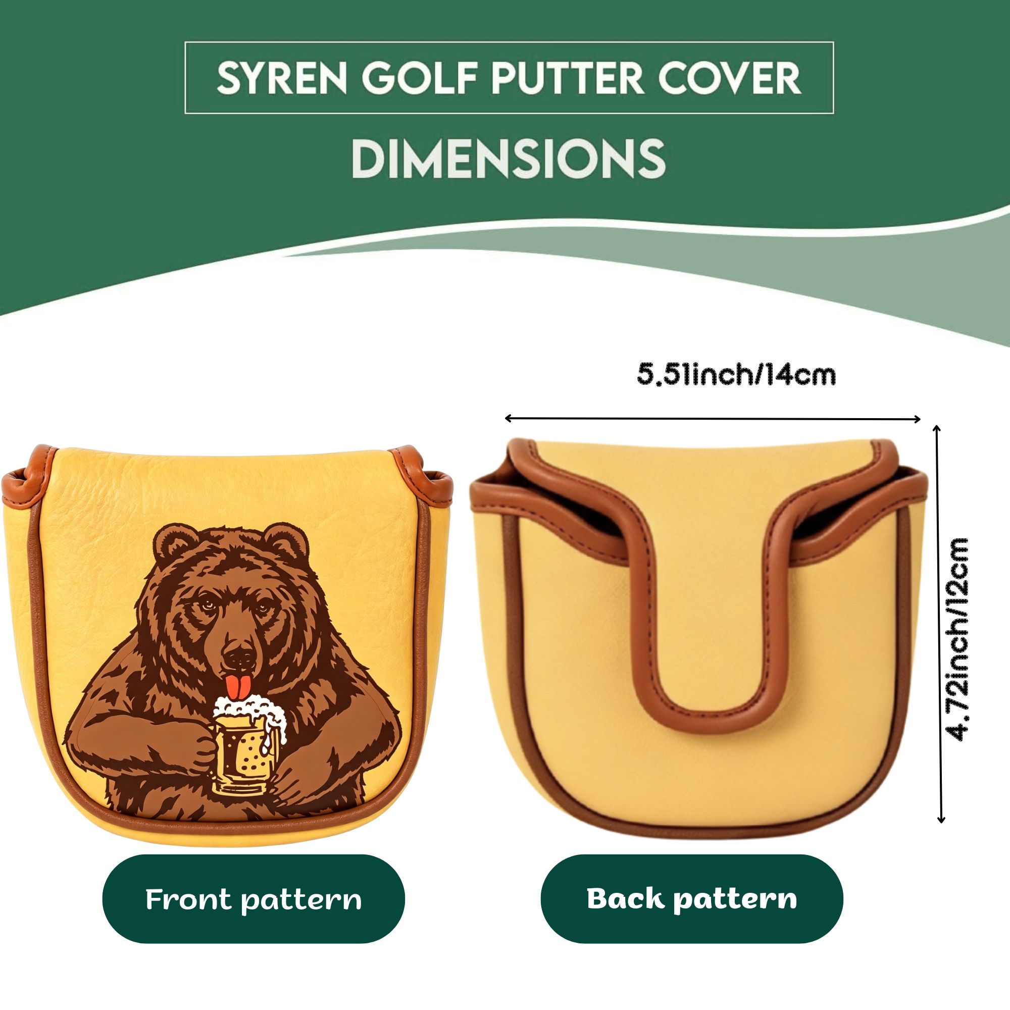 Copritesta da golf ricamato co - Men'S Mens Accessories recensione e prezzo