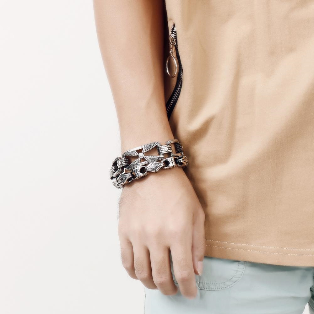 KALEN Punk Croce Bracciale da  - Men Accessories Bd recensione e prezzo