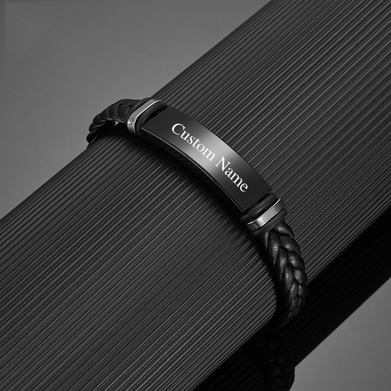 Bracciale in pelle personalizz - Bracelet Beaded Men recensione e prezzo