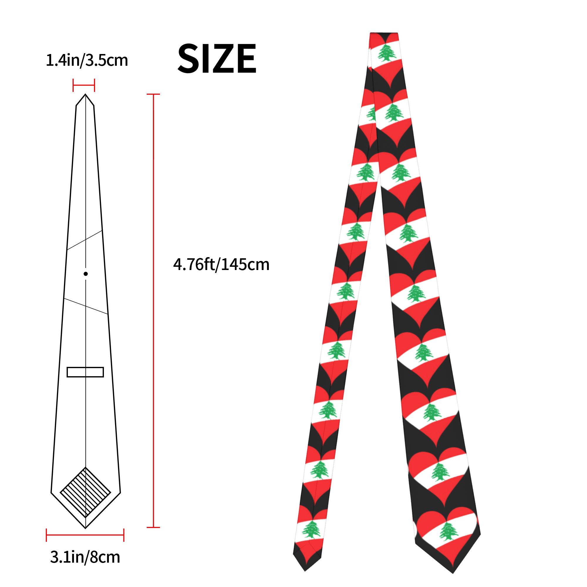 Cravatta con Bandiera del Liba - Men Accessories Lebanon recensione e prezzo