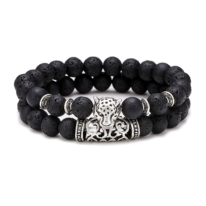 Premium 2 Pz/set Leopardo In R - Bracelet Beaded Men recensione e prezzo
