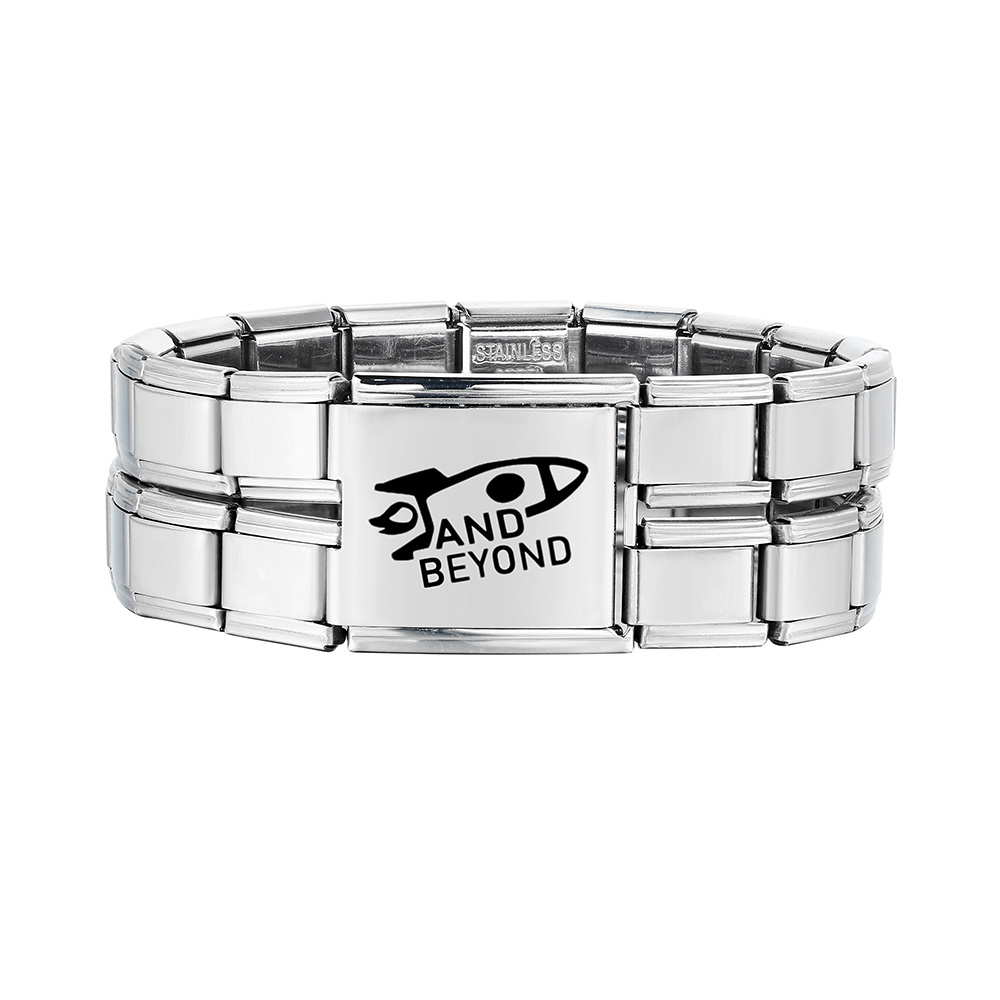 URING Personalizzato Incisione - Bracelet Beaded Men recensione e prezzo