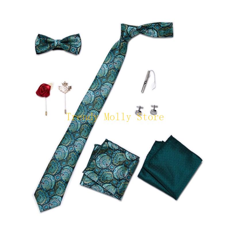 N5KB 9PCS Set cravatta alla da - Neck Tie Set Box recensione e prezzo