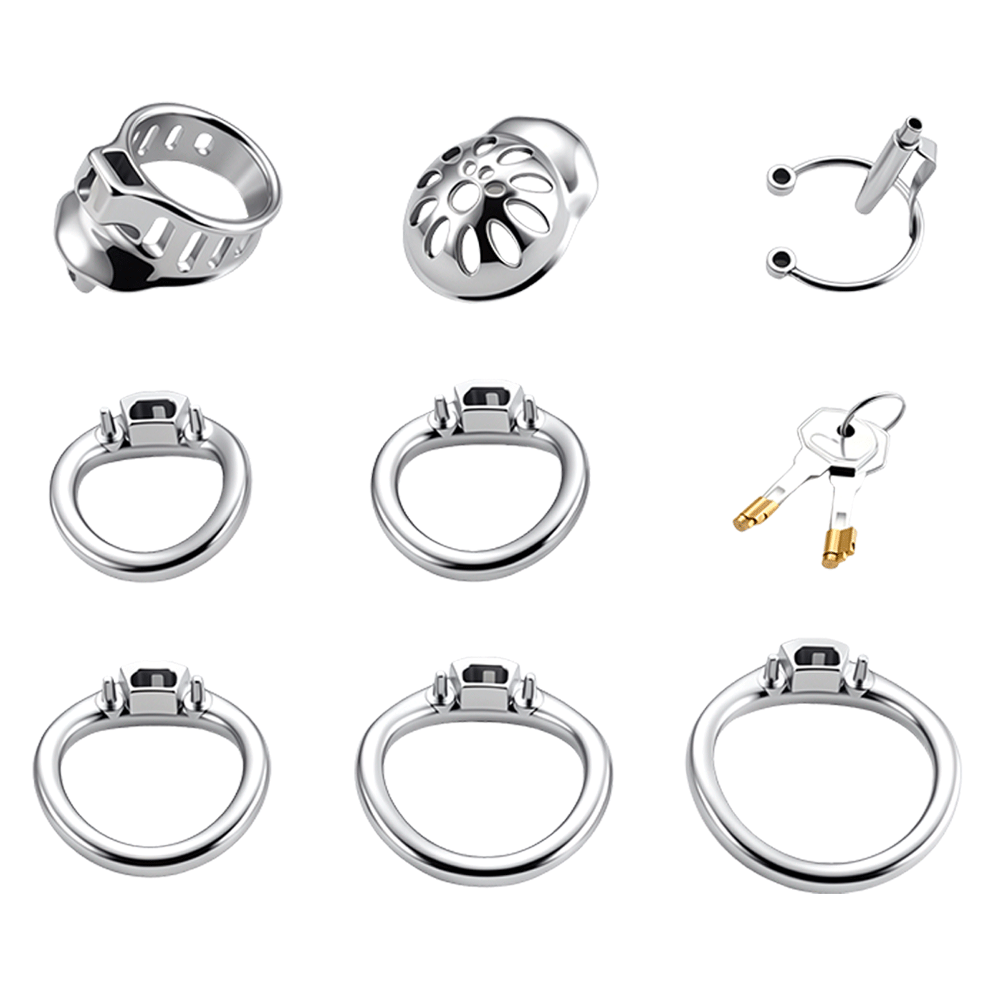 Gabbia di Castità Maschile con - Men Accessories Jewellery recensione e prezzo