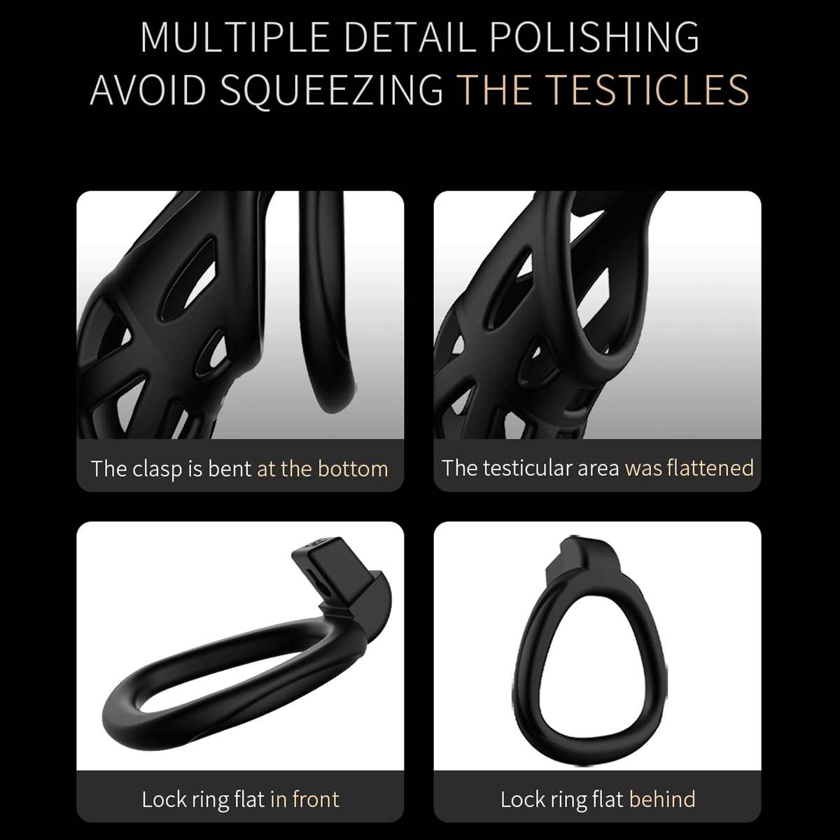 Gabbia di castità maschile Blo - Men'S Mens Accessories recensione e prezzo