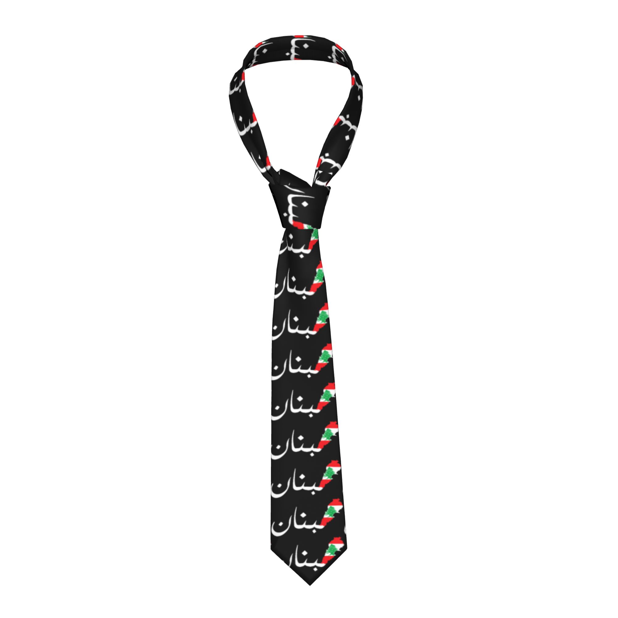 Cravatta con design bandiera e - Men Accessories Lebanon recensione e prezzo