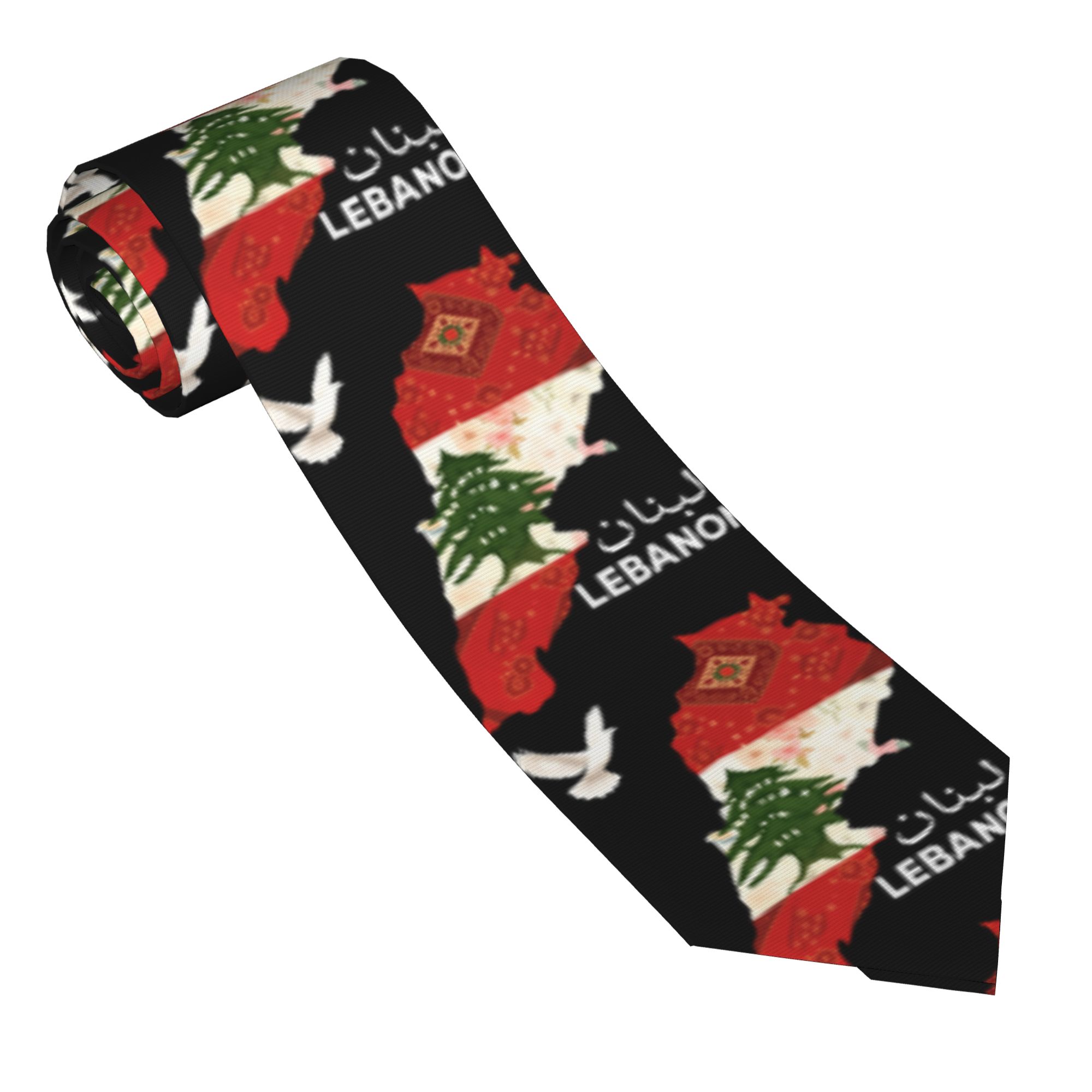 Cravatta da uomo con bandiera  - Men Accessories Lebanon recensione e prezzo