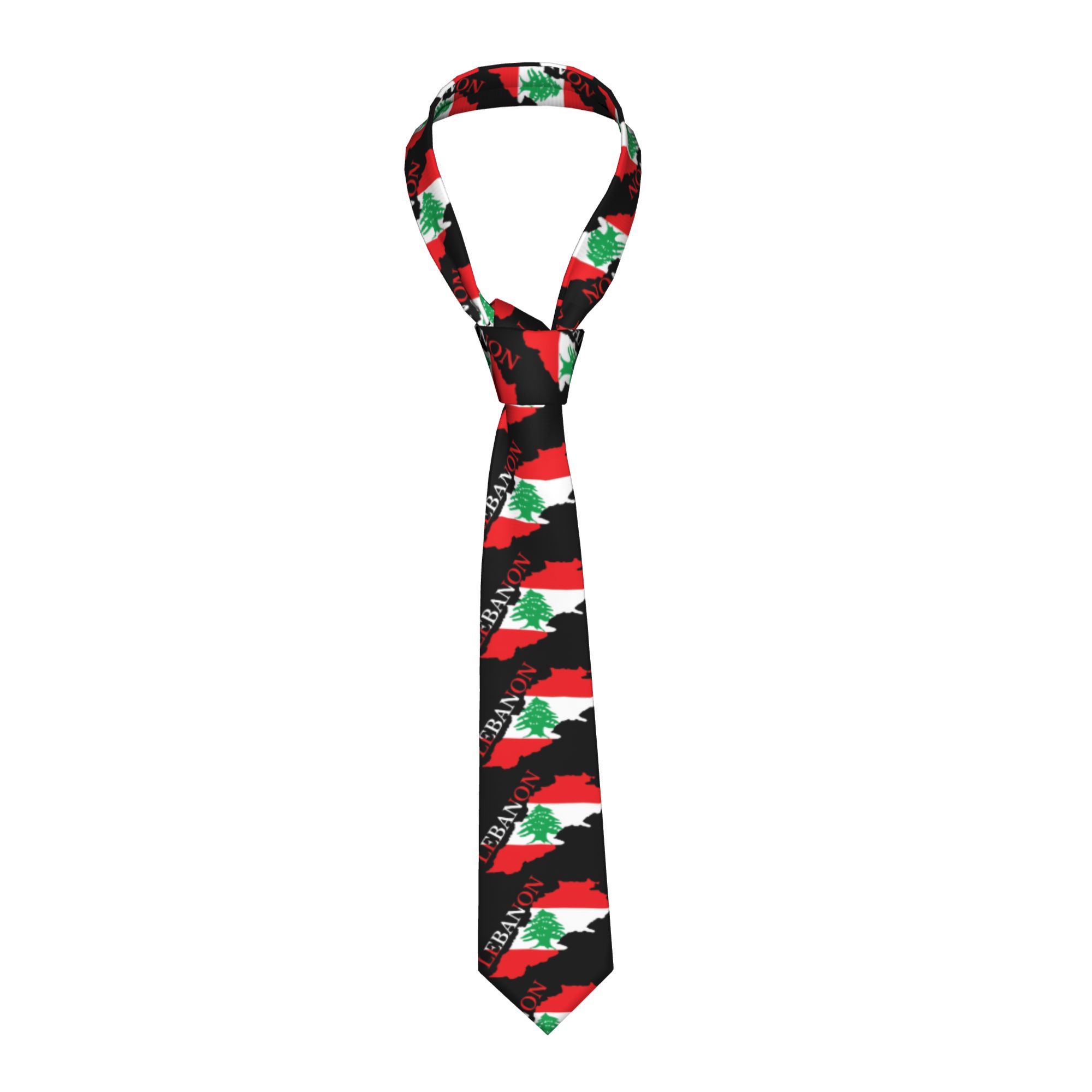 Cravatta con Bandiera e Mappa  - Men Accessories Lebanon recensione e prezzo