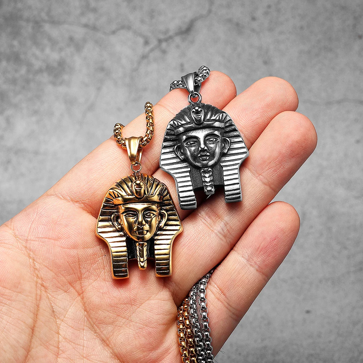 Egitto Faraone Sfinge Uomini C - Men'S Accessories Jewelry Egypt recensione e prezzo