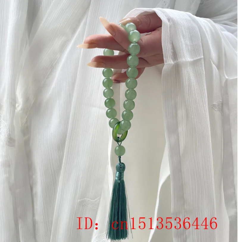 Green Jade Stone 12mm Beads na - Bracelet Beaded Men recensione e prezzo