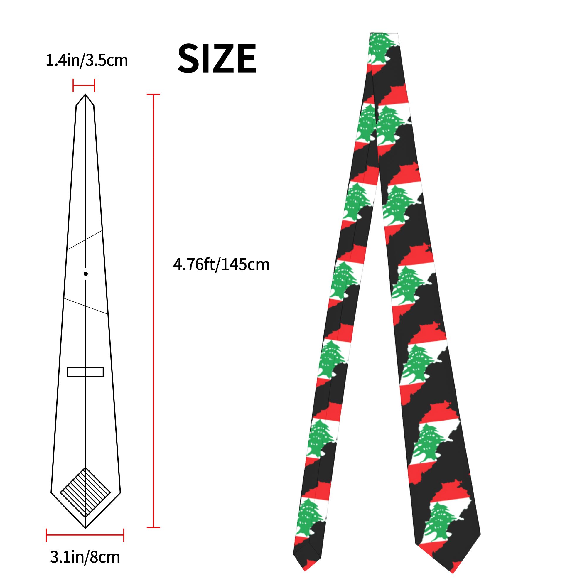 Cravatta con mappa della bandi - Men Accessories Lebanon recensione e prezzo